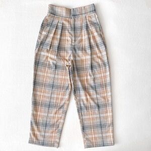 Uo Plaid High-rise Pants